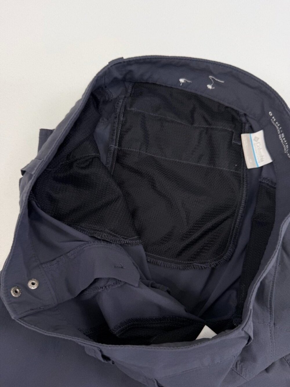 Columbia Omni Shield Hiking Pants Gray Blue Size 12 - Picture 9 of 10